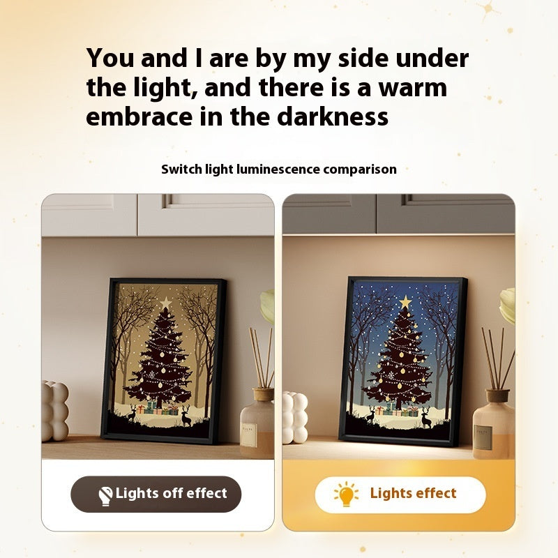2024 New Luminous Speaker Christmas Tree Painting Bluetooth Speaker Desktop Ornament Gift Light And Shadow Art Lighting 2024 New Luminous Speaker Christmas Tree Painting Bluetooth Speaker Desktop Ornament Gift Light And Shadow Art Lighting